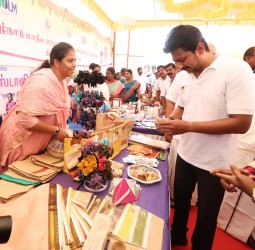 வேடசந்தூரில் அரசு விழாவில், ரூ.49.59 கோடி மதிப்பிலான திட்டங்களுக்கு துணை முதல்வர் உதயநிதி அடிக்கல்