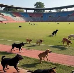 டெல்லியில் வெளிநாட்டு பயிற்சியாளர்களை கடித்த தெருநாய்கள்