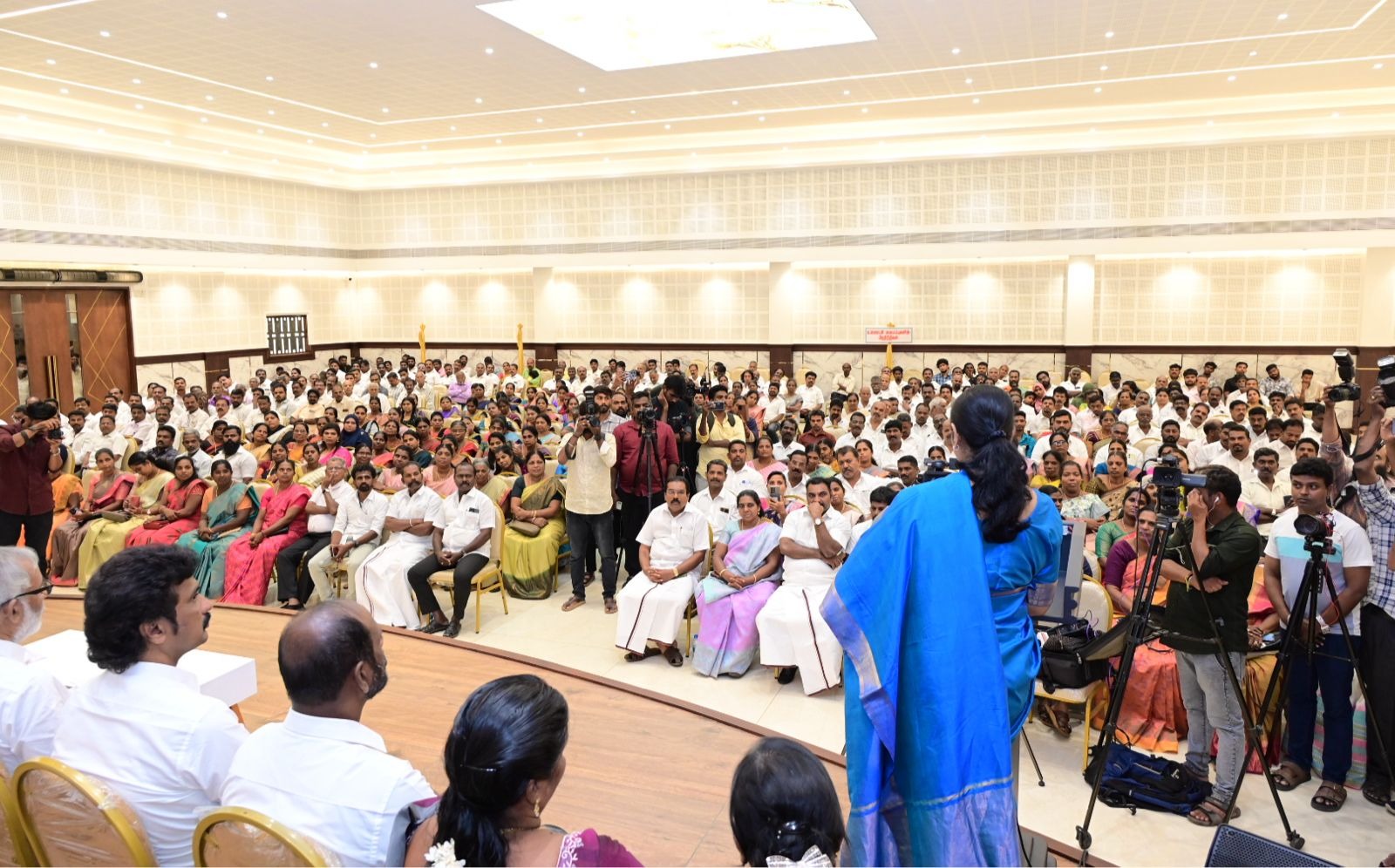 கன்னியாகுமரி மாவட்டக் கழகம் சார்பில் நாகர்கோவிலில் நடந்த திமுக உள்ளாட்சி பிரதிநிதிகளுடனான ஆலோசனைக் கூட்டம்