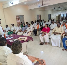 ஆனந்தன் அய்யாசாமி தலைமையில் 5 சட்டப்பேரவை தொகுதி தேர்தல் பொறுப்பாளர்கள், நிர்வாகிகள் ஆலோசனைக் கூட்டம்