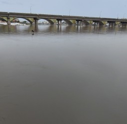 மதுரை வைகை ஆற்றில் கரை புரண்டோடும் வெள்ளம்