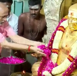 பசும்பொன் தேவர் நினைவிடத்தில் துணை ஜனாதிபதி சிபி ராதாகிருஷ்ணன் மரியாதை