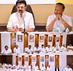 திமுக, கூட்டணி கட்சிகள் ஆலோசனை கூட்டம்