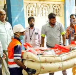 சென்னையில் ஒரே நாளில் 210 இடங்களிலிருந்து சேகரித்த  57.84 டன் பழைய சோபாக்கள், மெத்தைகள் விஞ்ஞான முறையில் எரியூட்டப்பட்டது