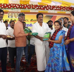 திமுக நிர்வாகிகளுக்கு நலத்திட்ட உதவி