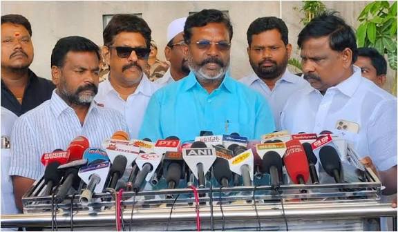 சென்னை விபத்தில் அண்ணாமலைக்கு தொடர்பு: விசிக தலைவர் திருமாவளவன் சந்தேகம்