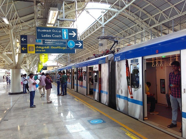 சென்னைமெட்ரோ ரயில்களில் கடந்த மாதம் 1கோடிபேர் பயணம்
