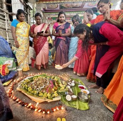 ஆவினன்குடி கோவிலில் ‘தண்டு விரதம்’ இருந்து வழிபாடு