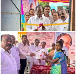 புதிய பகுதி நேர நியாய விலை கடை திறப்பு விழா.