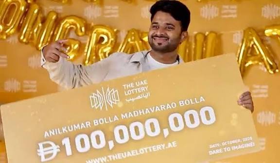 அம்மாவின் பிறந்தநாளை அடிப்படையாக வைத்து வாங்கிய டிக்கெட்: யுஏஇ லாட்டரியில் இந்தியருக்கு ரூ.240 கோடி பரிசு