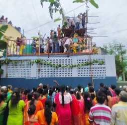 சேத்துப்பட்டு சக்தி விநாயகர் கோயில் புனரமைக்கப்பட்டு குடமுழுக்கு விழா