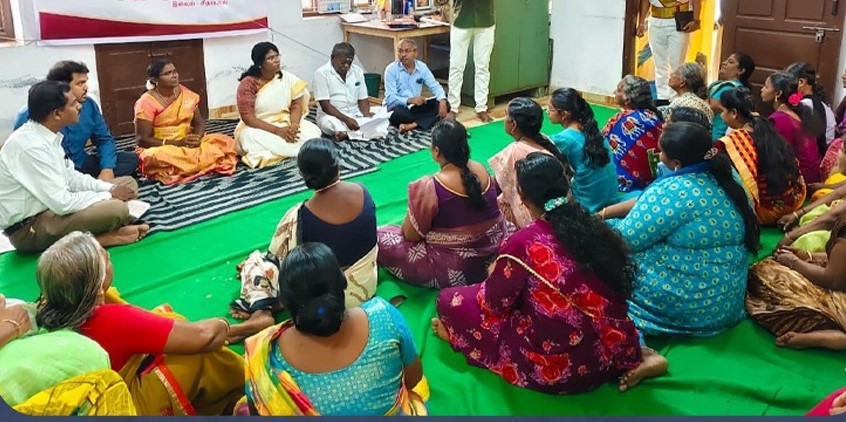 வார்டு சிறப்பு கூட்டத்தில் கலெக்டர் அழகு மீனா பங்கேற்றார்.