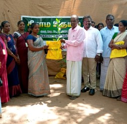 கோபாலசமுத்திரத்தில் மாசற்ற தீபாவளி கொண்டாடுவது தொடர்பான விழிப்புணர்வு