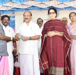 கோவூர் அரசினர் மேல்நிலைப் பள்ளியில் நடைபெற்ற “நலன் காக்கும் ஸ்டாலின்” முகாம்