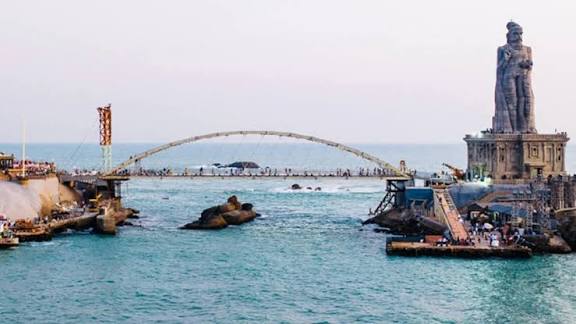 குமரி கண்ணாடிப் பாலம் விரிசல் சரிசெய்யப்பட்டது: அமைச்சர் எ.வ.வேலு தகவல்