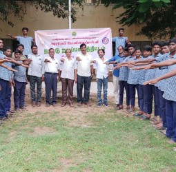 கீழ்கொடுங்காலூர் பள்ளி நாட்டு நலப் பணி திட்ட முகாமில் போதைப் பொருட்கள் ஒழிப்பு உறுதிமொழி ஏற்பு..