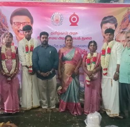 திட்டக்குடி வைத்தியநாத சுவாமி கோயிலில் 2 ஜோடிகளுக்கு இலவச திருமணம்