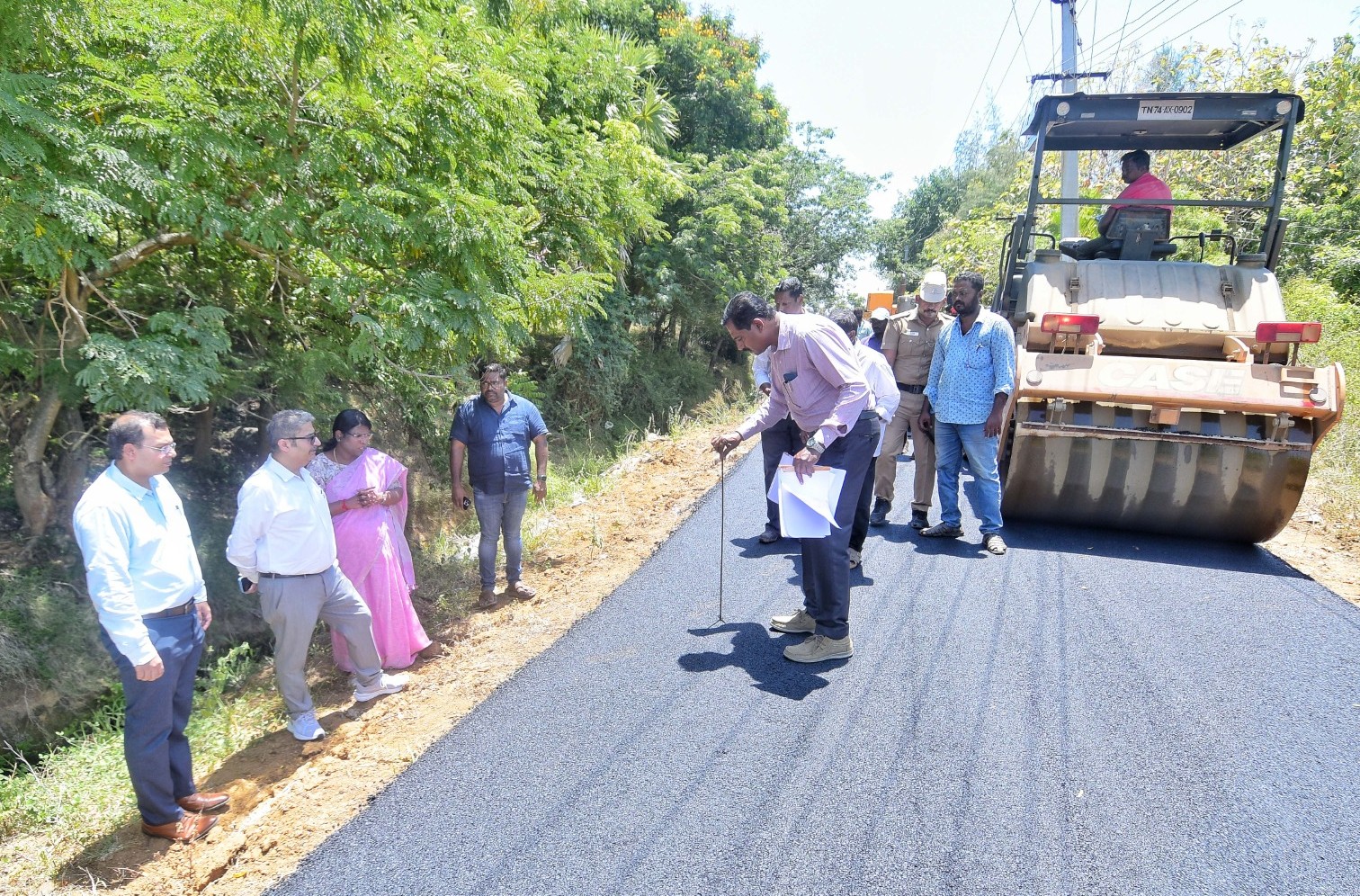 அழகியபாண்டியபுரம் பேரூராட்சி பகுதிகளில் வளர்ச்சி திட்டப் பணிகள்