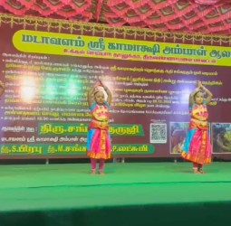 உக்கல் அருள்மிகு மடாவளம் ஸ்ரீ காமாட்சி அம்பாள் கோயிலில் நவராத்திரி கொலு