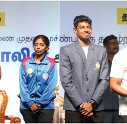 தமிழ்நாட்டுக்கு பெருமைச் சேர்த்த 819 வீரர் – வீராங்கனையருக்கு ரூ.21.40 கோடி மதிப்பிலான ஊக்கத் தொகை