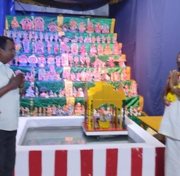 வலங்கைமான் ஸ்ரீ தையல் நாயகி சமேத ஶ்ரீ வைத்தீஸ்வர் ஆலயத்தில் நவராத்திரி மஹோற்சவ விழா தொடக்கம்.