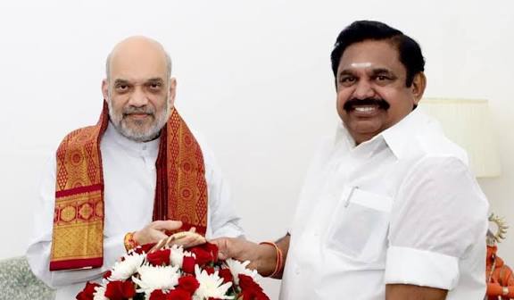 அமித் ஷாவை சந்திக்க  எடப்பாடி பழனிசாமி தில்லி பயணம்