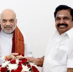 அமித் ஷாவை சந்திக்க  எடப்பாடி பழனிசாமி தில்லி பயணம்