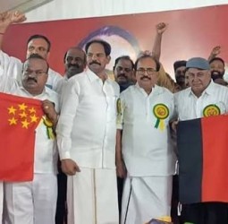 மல்லை சத்யா-வின்  புதிய கட்சிக் கொடி  அறிமுகம்