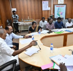 தாமிரபரணி கூட்டு குடிநீர் திட்டப்பணிகளின் முன்னேற்றம் குறித்துசபாநாயகர் அப்பாவு ஆய்வு