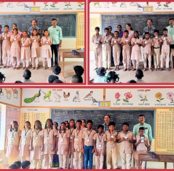 தண்டலை நடுநிலைப் பள்ளியில் பெற்றோர் ஆசிரியர் கழகத்தின் மூலம் மாணவர்களுக்கு அடையாள அட்டை வழங்கப்பட்டது