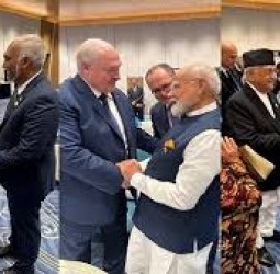 நேபாளம், மாலத்தீவு, எகிப்து உள்ளிட்ட பல்வேறு நாடுகளின் தலைவர்களுடன் பிரதமர் மோடி சந்திப்பு