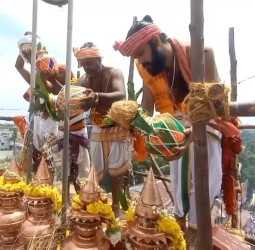 வேளாங்கண்ணி ரஜதகிரீஸ்வரர் கோவிலில் நேற்று கும்பாபிஷேகம்