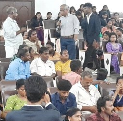 மீன்வளக் கல்லூரியில் முதல்ஆண்டு மாணவர்களுக்கு வரவேற்பு