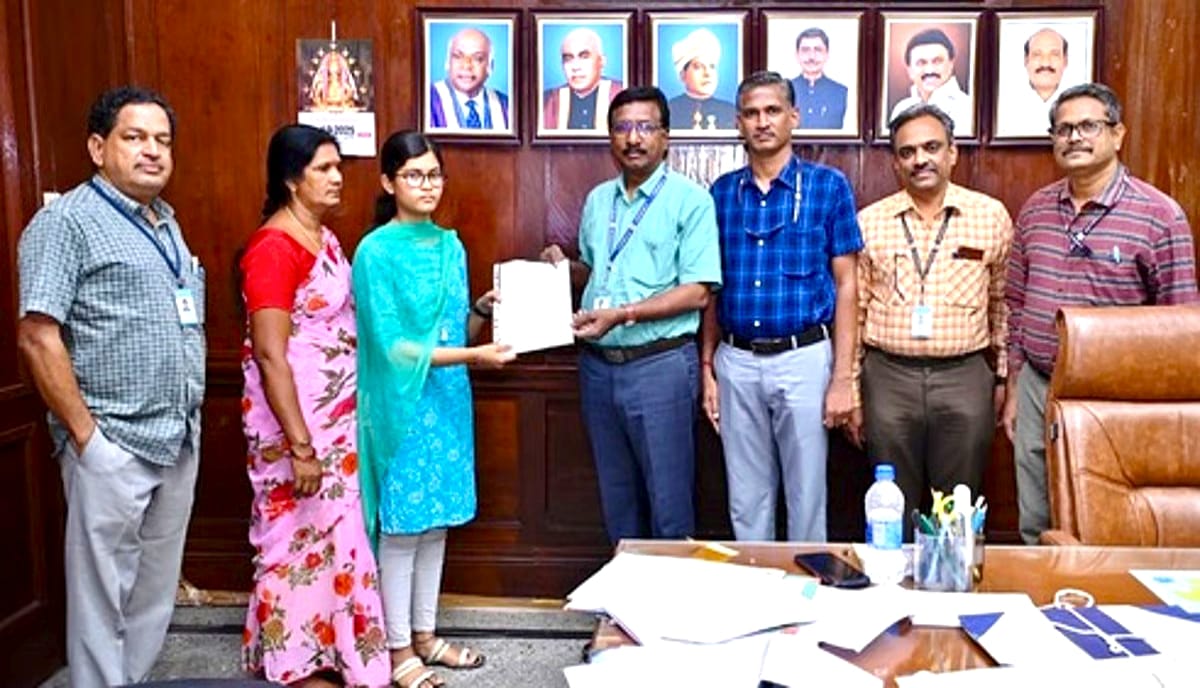 அண்ணாமலைப் பல்கலைக்கழகத்தின் வழிகாட்டுதலின்படி அமெரிக்காவைச் சேர்ந்த சியாட்டில் இந்தியா டீம் மூலம் மாணவிக்கு கல்வி உதவித்தொகை