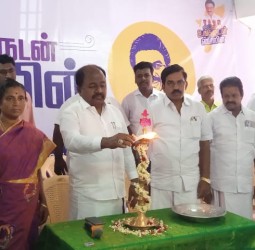 கலசபாக்கம் சட்டமன்ற உறுப்பினர் பெ. சு. தி. சரவணன் அவர்கள் உங்களுடன் ஸ்டாலின் சிறப்பு முகாமை குத்து விளக்கு ஏற்றி தொடங்கி வைத்து மக்களுக்கு நலத்திட்ட உதவிகளை வழங்கினார்