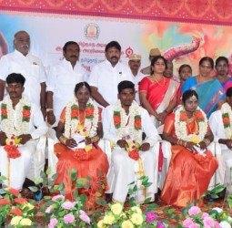 மதுரகாளியம்மன் கோவிலில், இந்து சமய அறநிலையத்துறை ஏற்பாட்டில திருமணம்