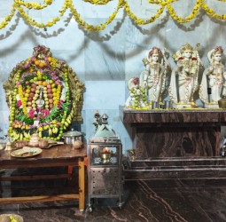 வலங்கைமான் ஸ்ரீ செய்வீர ஆஞ்சநேய ஸ்வாமி மடத்தில் புரட்டாசி மாத முதல் சனிக்கிழமையன்று சுவாமி பழ அலங்காரத்தில் காட்சியளித்தார்.