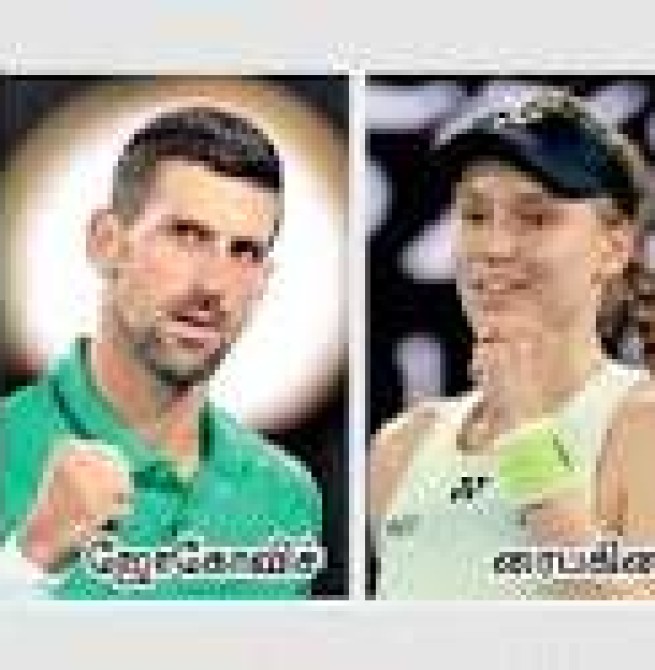 உலகத் தரவரிசை: ஜோகோவிச், ரைபகினா முன்னேற்றம்