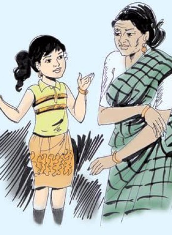 பாட்டியும் பேத்தியும்!