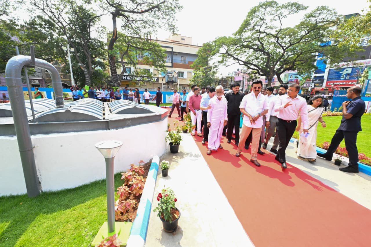 தானியங்கி கழிவுநீர் உந்து நிலையத்தின் செயல்பாட்டினை முதலமைச்சர் ஸ்டாலின் நேற்று தொடங்கி வைத்து பார்வை