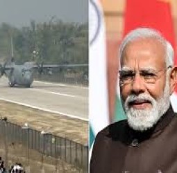 அவசரக்கால விமானங்கள் தரையிறங்கும் சாலை: அசாமில் பிரதமர் மோடி திறந்து வைத்தார்