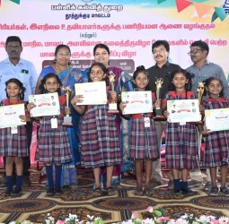 பள்ளிக்கல்வித்துறை சார்பில் நடந்த கலைத்திருவிழா