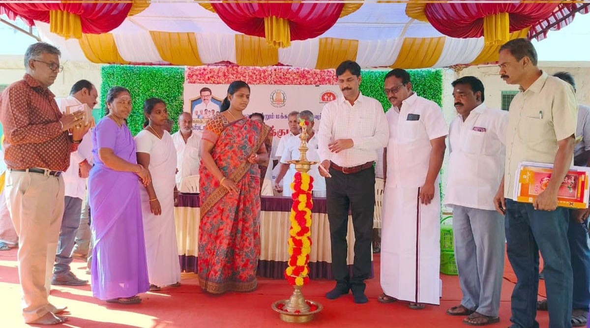 சாவக்காட்டுபாளையம் அரசு மேல்நிலைப்பள்ளியில் நலம் காக்கும் ஸ்டாலின் சிறப்பு திட்ட மருத்துவ முகாம்