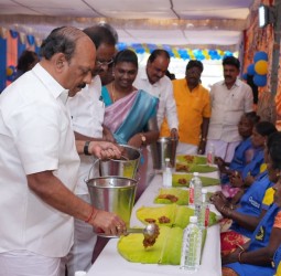 தாம்பரம் மாநகராட்சியில் தூய்மைப் பணியாளர்களுக்கு காலை உணவு