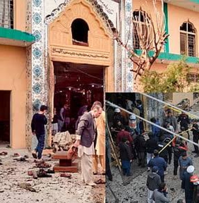 பாகிஸ்தான்: மத வழிபாட்டு தலத்தில் தற்கொலைப்படை தாக்குதல் - பலி எண்ணிக்கை 36 ஆக உயர்வு