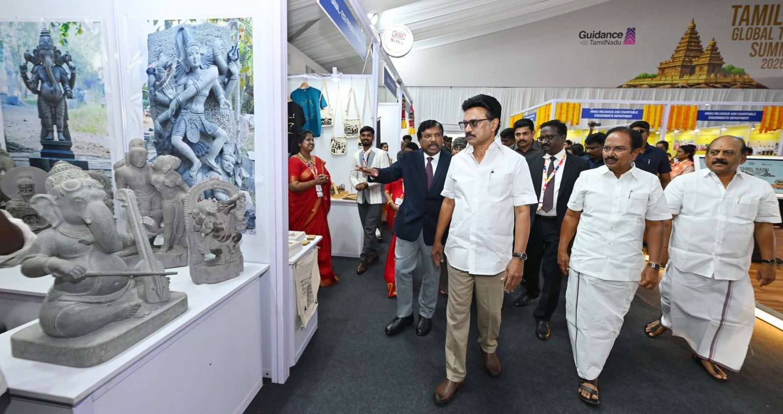 செங்கல்பட்டு மாவட்டம், மாமல்லபுரத்தில் "தமிழ்நாடு உலகளாவிய சுற்றுலா உச்சி மாநாடு 2026" தொடக்க விழா