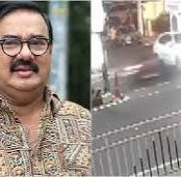 மலையாள நடிகர் கார் மீது மோதிய இருசக்கர வாகனம்! இருவர் படுகாயம்!