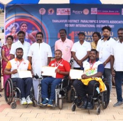 மாநில அளவிலான மூத்தோர் பாரா தடகள சாம்பியன்ஷிப் விளையாட்டுப் போட்டி