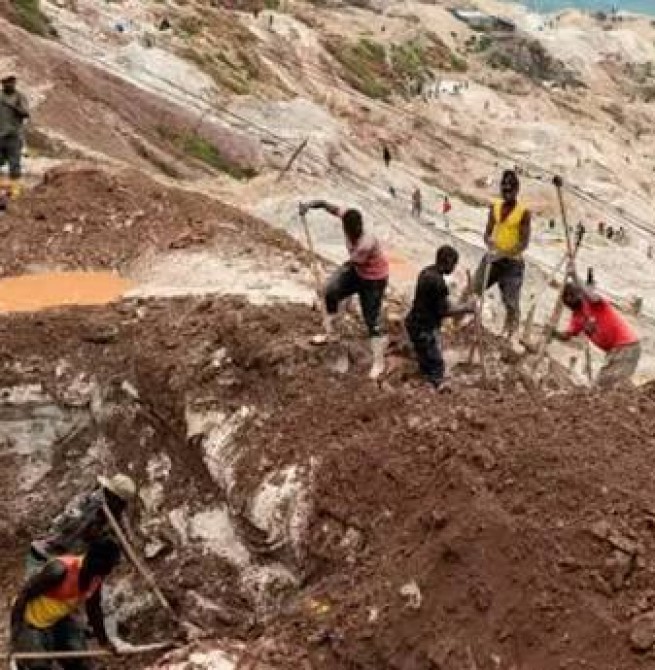 காங்கோ சுரங்க விபத்து பலியானவர்களுக்கு அஞ்சலி