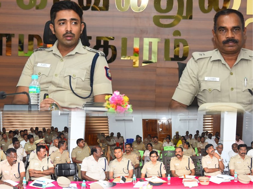 மாதாந்திர குற்றத்தடுப்பு கலந்தாய்வு கூட்டம்